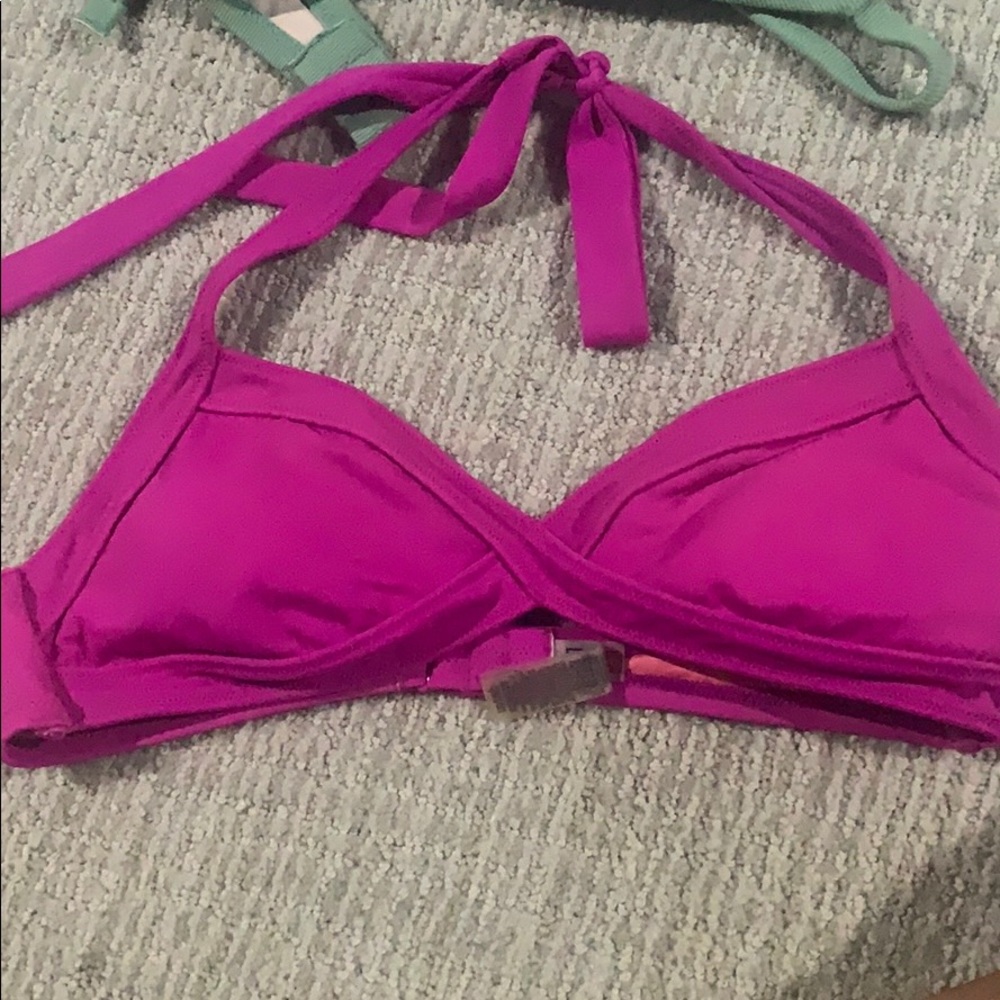 Pink bathing suit top